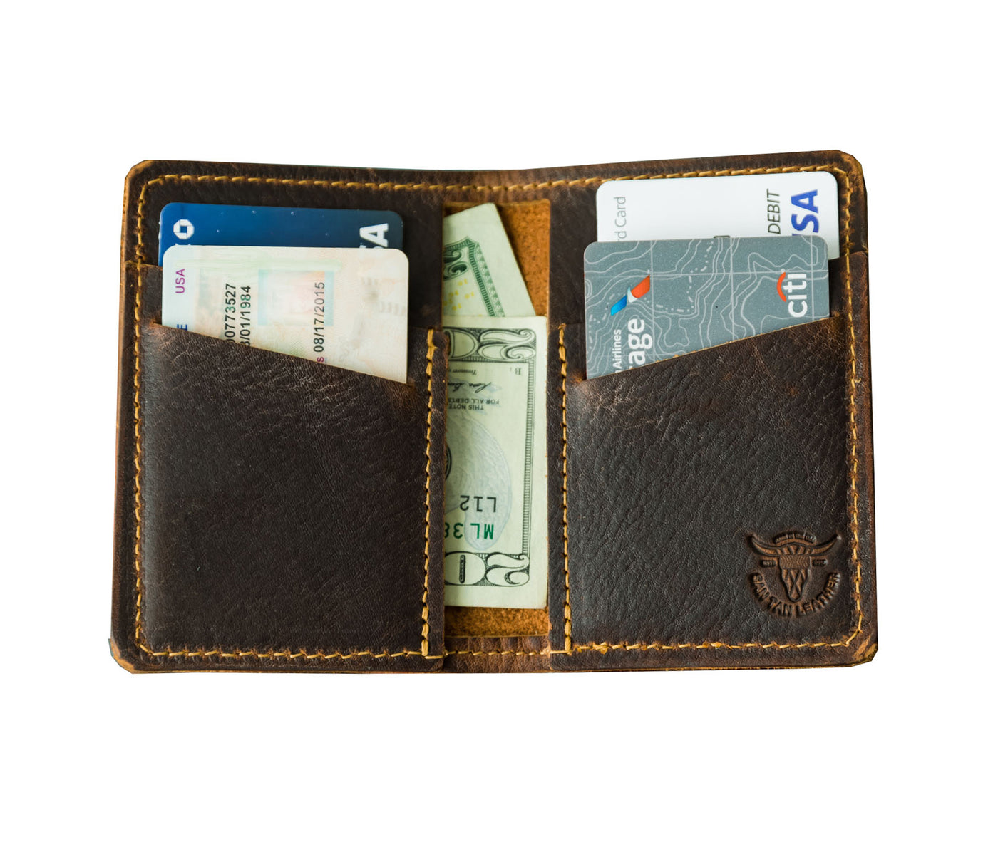 Leather Bi-Fold Wallet – San Tan Leather