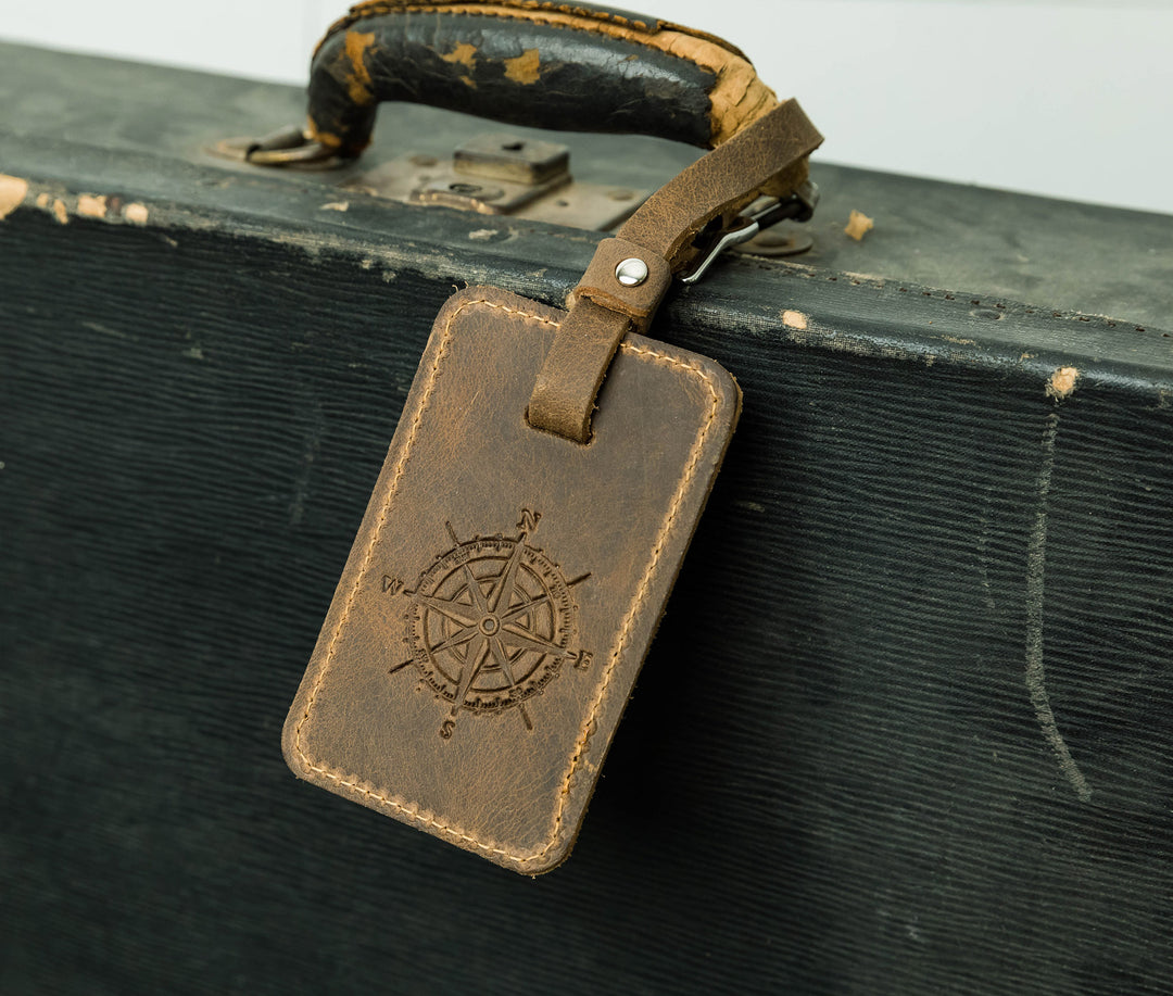 Leather Luggage Tag – San Tan Leather